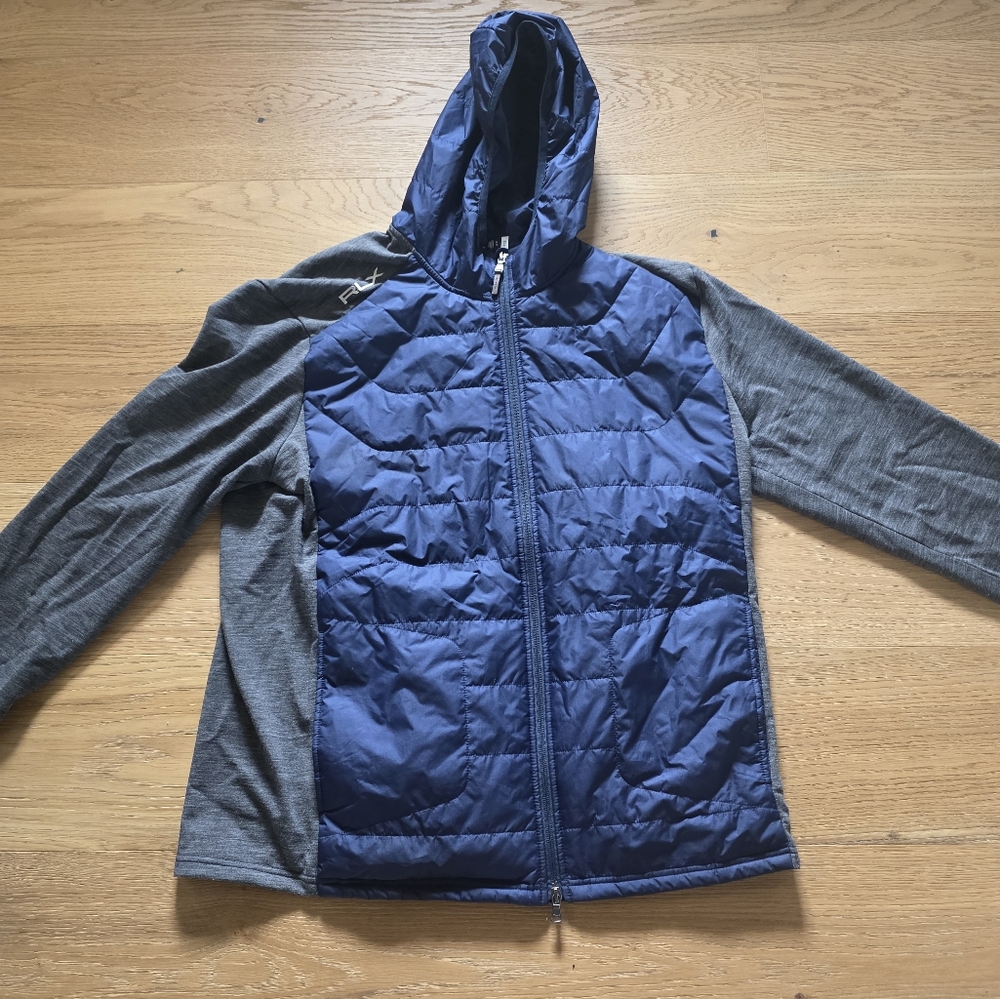 RLX Ralph Lauren Blue and Gray Lightweight Jacket